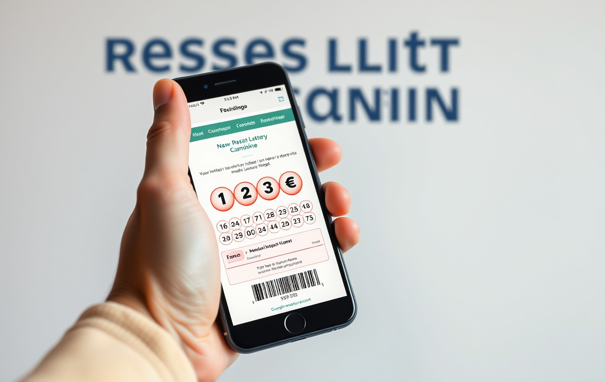 Mobiltelefon med digital lotto-kupong